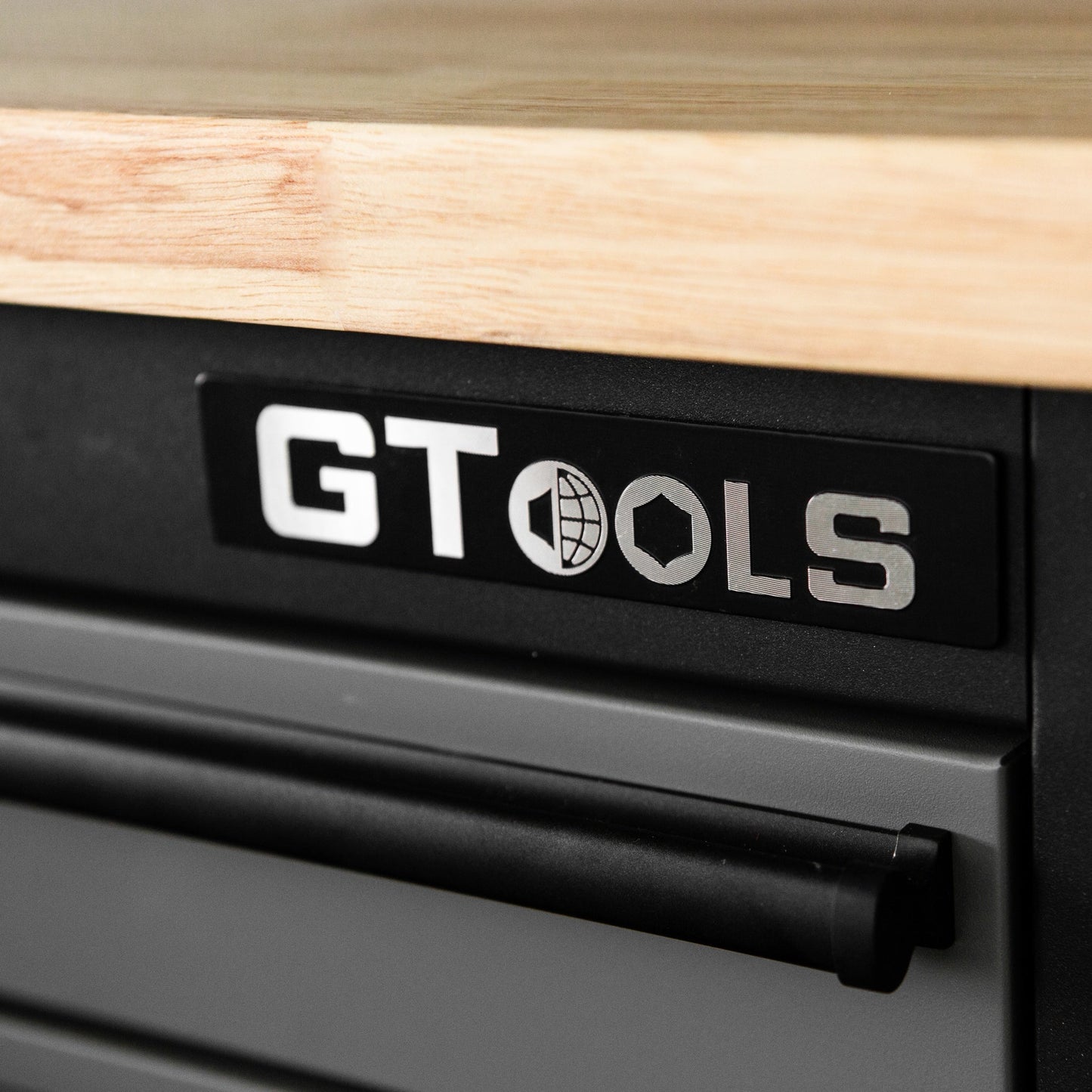 72-Inch Heavy-Duty Rolling Garage Workstation with 15 Drawers & Overhead Storage | Oak Forge