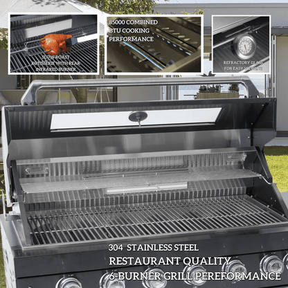 128-Inch Outdoor Kitchen with Grill & Pizza Oven | Oak Forge