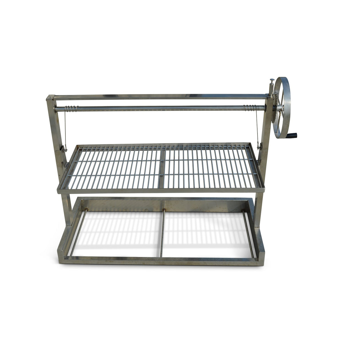 Stainless Steel Santa Maria Double Grill with 36" Fire Pit Insert | Oak Forge